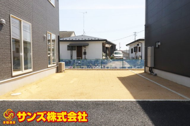 矢吹町一本木第6　　　6号棟　　　善郷小学校、矢吹中学区の外観|庭スペース♪