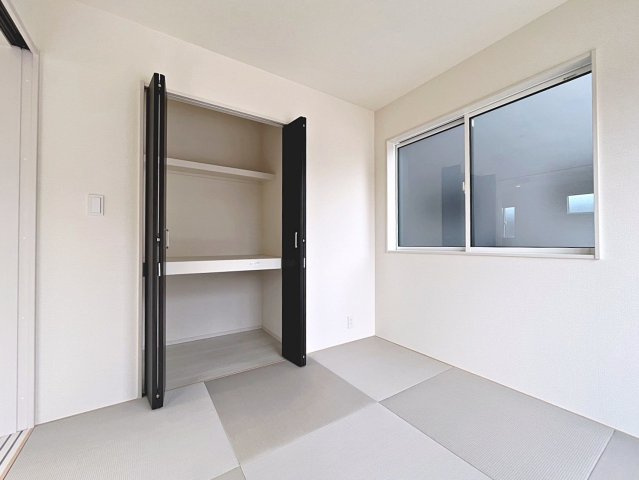 新築戸建・新築建売　福島市笹木野大金谷尻　野田小・野田中の和室|リビングのすぐ隣にあるのでお子様のお昼寝や遊び場として最適です！