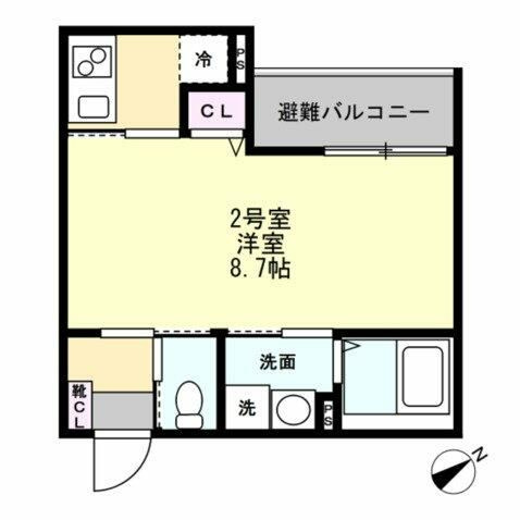 【間取り】 | ベイルーム矢部リエート(ベイルームヤベエリート)