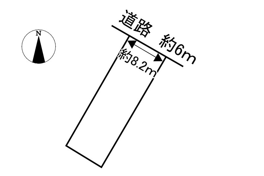 土地　白菊町4丁目の土地図