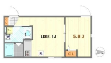 秀和鷺宮(シュウワサギノミヤ)の間取り|間取り図☆