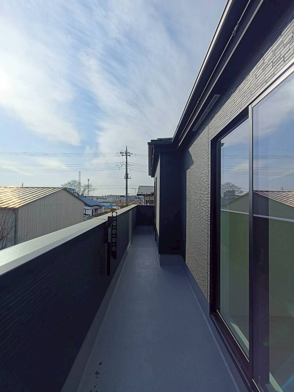 三郷市　早稲田8丁目　新築戸建　全7棟のバルコニー|施工例です