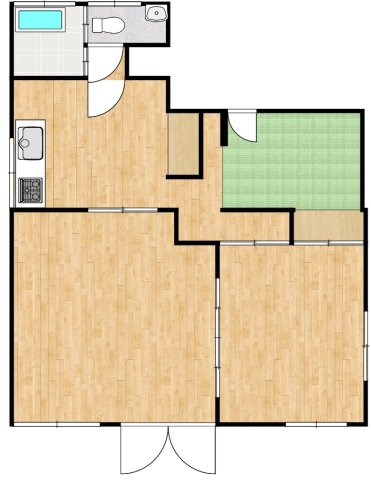 【間取り】 | 亀浦3丁目店舗
