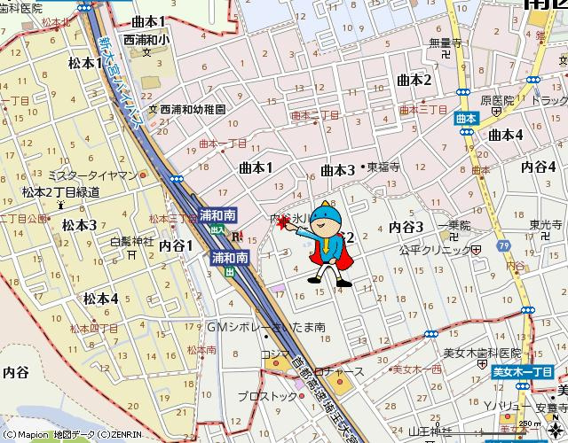 アネックスＡの地図