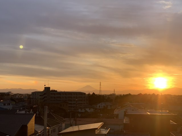 アンビシャス上尾の展望|夕日も綺麗に見れます