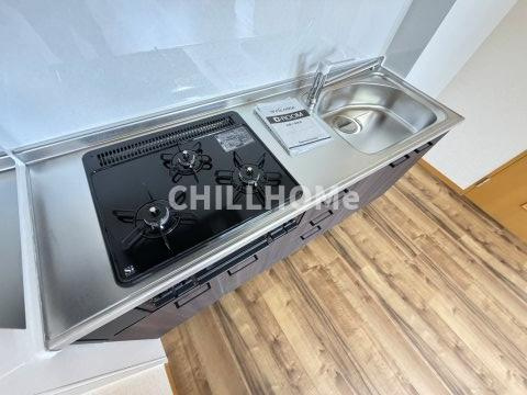 ポルトス元町　Ｂのキッチン|当社、チルホームのHPもご覧ください(^^)/物件情報多数♪