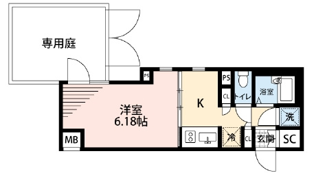 ビバリーホームズ氷川台の間取り|間取りです。