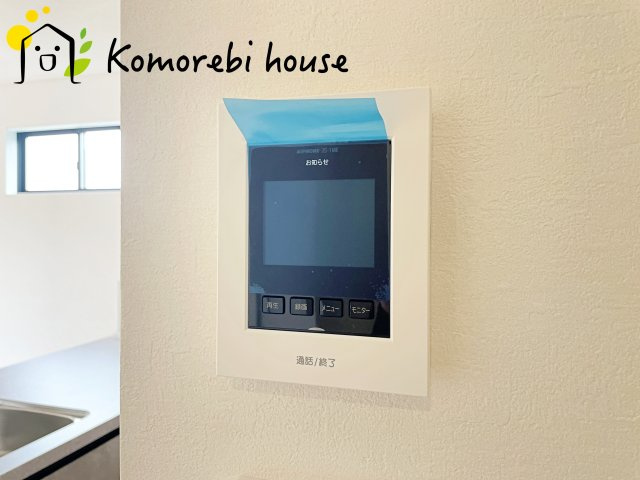 上尾市西宮下　7期　新築一戸建て　ケイアイグレース　01の防犯設備|モニター付きインターホンです