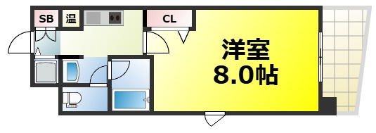 【間取り】 | リアンジュ難波 仲介手数料無料