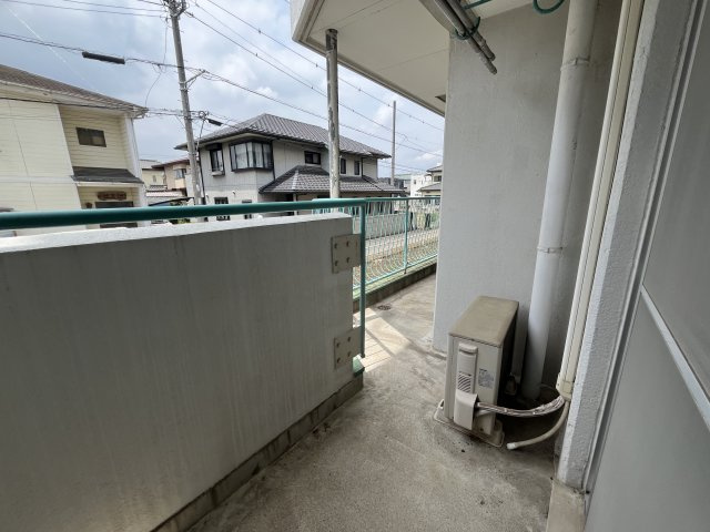 小山サンハイツのバルコニー