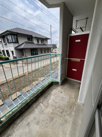 小山サンハイツのバルコニー
