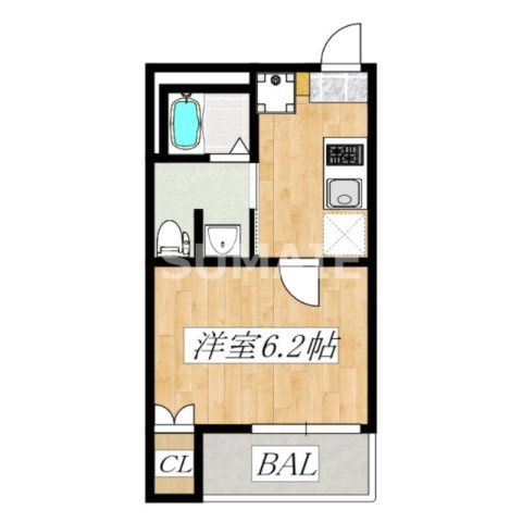 アーバンリーフ⼩岩の間取り|間取り☆