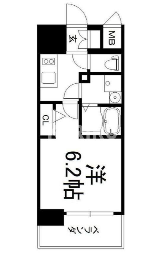 エスプレイス大阪城SOUTHの間取り