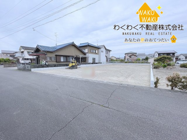 吉田町住吉13期　新築戸建の前面道路含む現地写真