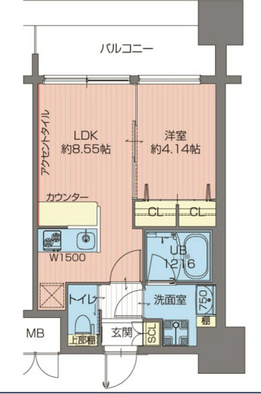 【間取り】 | プレジオ城北