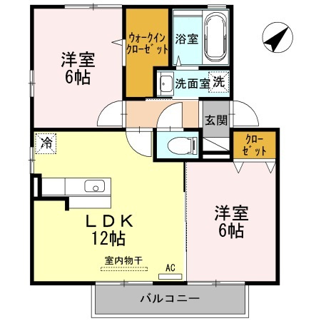 【間取り】 | サン　リジエール　Ｃ棟