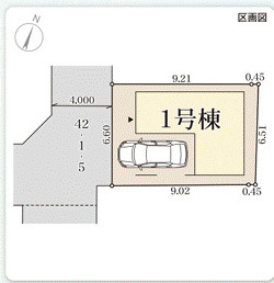 【区画図】 | リーブルガーデン寝屋川市仁和寺４期 | 区画図