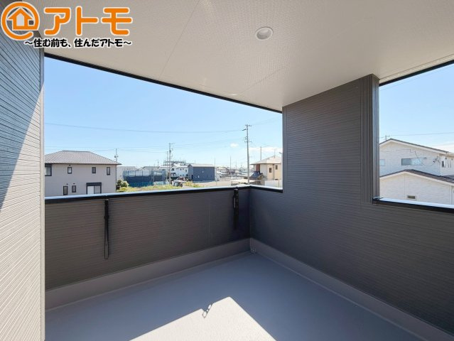 【バルコニー】 | 焼津市石津3期　新築戸建　1号棟 | インナーバルコニーはお出かけ中の急な雨でも安心♪