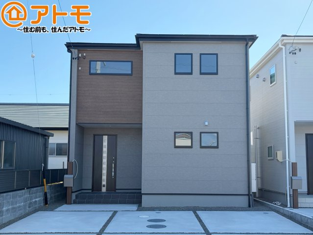 【外観】 | 焼津市石津3期　新築戸建　3号棟 | どっしりとした外観は安心感のあるマイホームを実感できますね♪