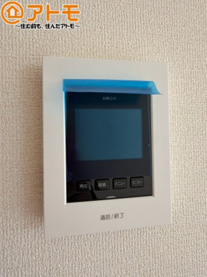 【防犯設備】 | 焼津市石津3期　新築戸建　3号棟 | TVモニター付きインターホンは訪問者を確認することができて、防犯性に優れています♪