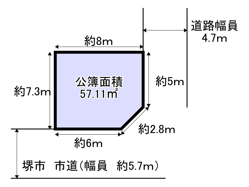 堺市堺区東雲西町2丁　土地