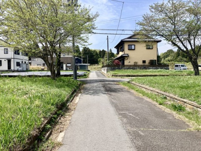 【前面道路含む現地写真】 | つくば市中別府売地