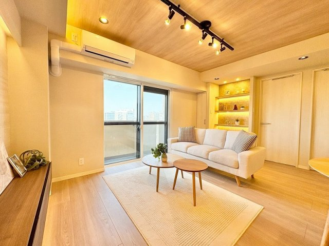 マンションアクロス西巣鴨の居間・リビング|マンションアクロス西巣鴨：約１５．６帖のリビングダイニングキッチン画像です！
