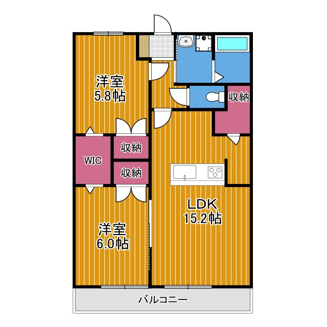 トゥールブランシュＭ＆MⅠの間取り