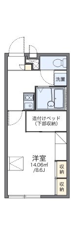 レオパレストゥモローの間取り