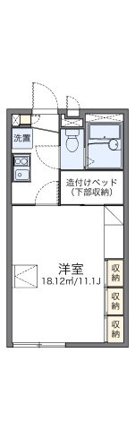 レオパレススイーツの間取り