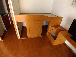 レオパレススイーツの内装|２Fはカーペットになります。