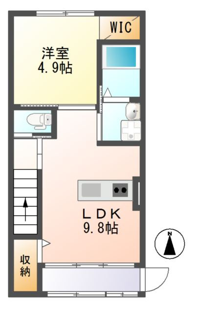ディセット　ル　クールの間取り