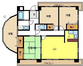 ヴァンヴェール長久手の間取り