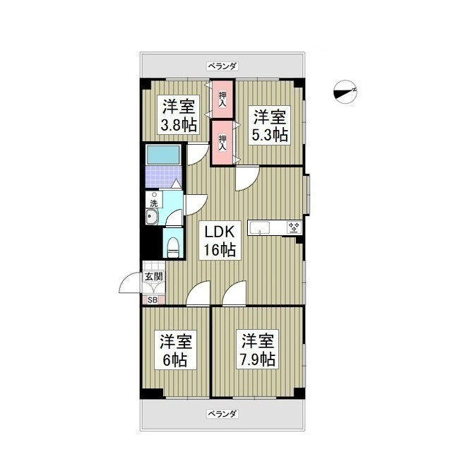 ロワール坂戸の間取り