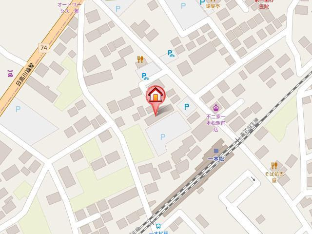 中新田戸建貸家の地図