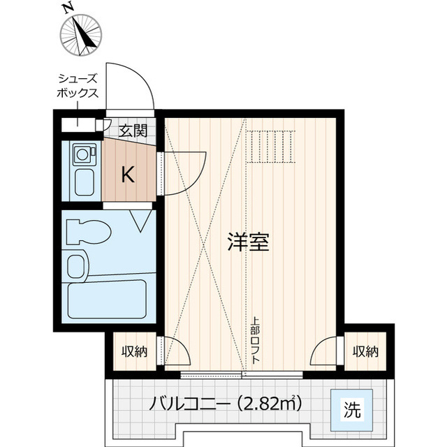 エイコウハイツＢの間取り