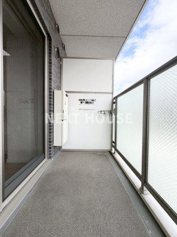 QCフラット北堀江のバルコニー