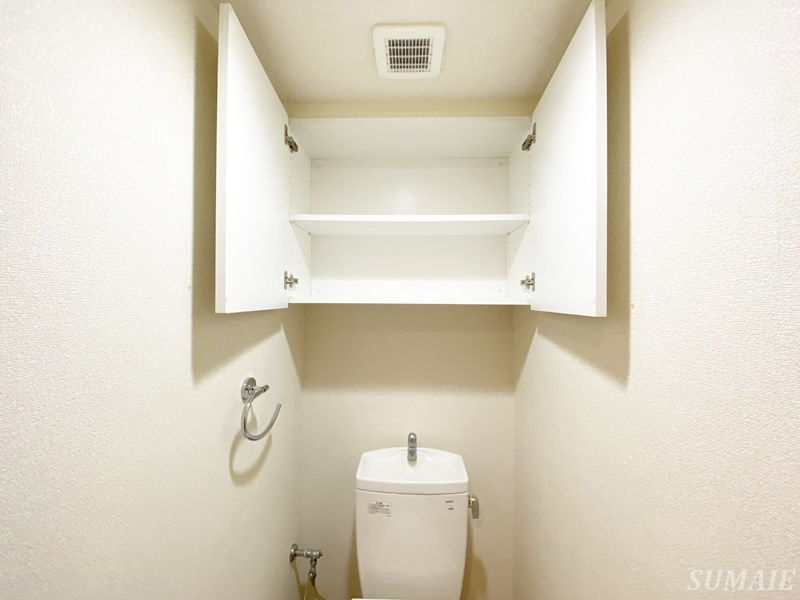 パークアクシス滝野川の収納|トイレ上収納です☆
