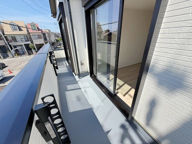 忠岡町忠岡南2丁目新築戸建（A号地）のバルコニー