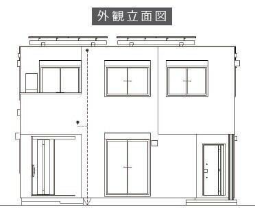 文京区向丘２丁目のアパートの外観パース| 