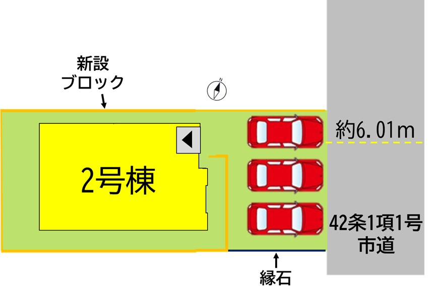 八幡西区青山3丁目1期の区画図