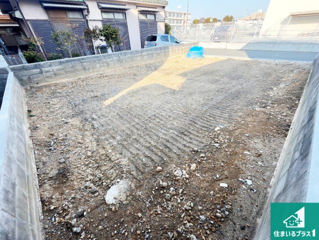 加古川市野口町野口　第14期　新築一戸建ての外観|周辺は落ち着いた街並みの住宅地！子育てがしやすい住環境です！まだ未完成ですが、現地でしかわからない事もございます。是非一度ご覧ください。