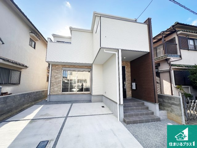 加古川市野口町野口　第14期　新築一戸建ての外観|お客様に長く安心して住んでいだだける事にこだわった家づくり！住んでからのアフターサービスにもしっかりと取り組んでいます！