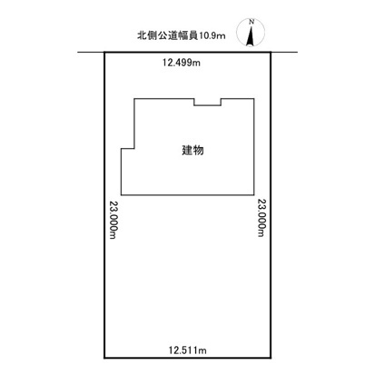 北見市美山町南７丁目４番１１０　中古売家の区画図