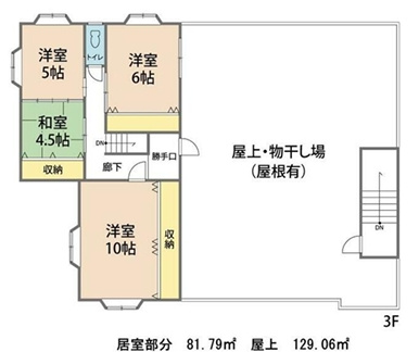 守口・金田ビルの区画図