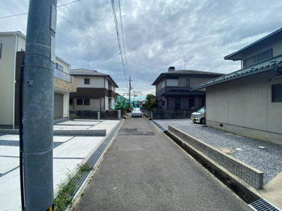 【前面道路含む現地写真】 | 守山市岡町　1期1号地