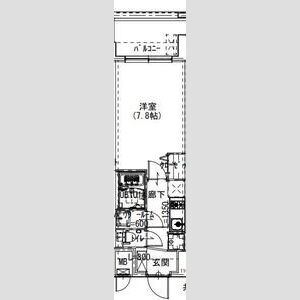 Alivis浪速東SoL TERRACEの間取り