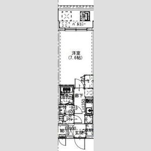 Alivis浪速東SoL TERRACEの間取り