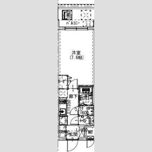 Alivis浪速東SoL TERRACEの間取り