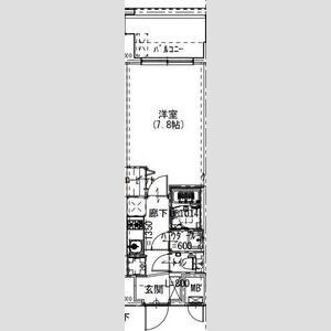 Alivis浪速東SoL TERRACEの間取り